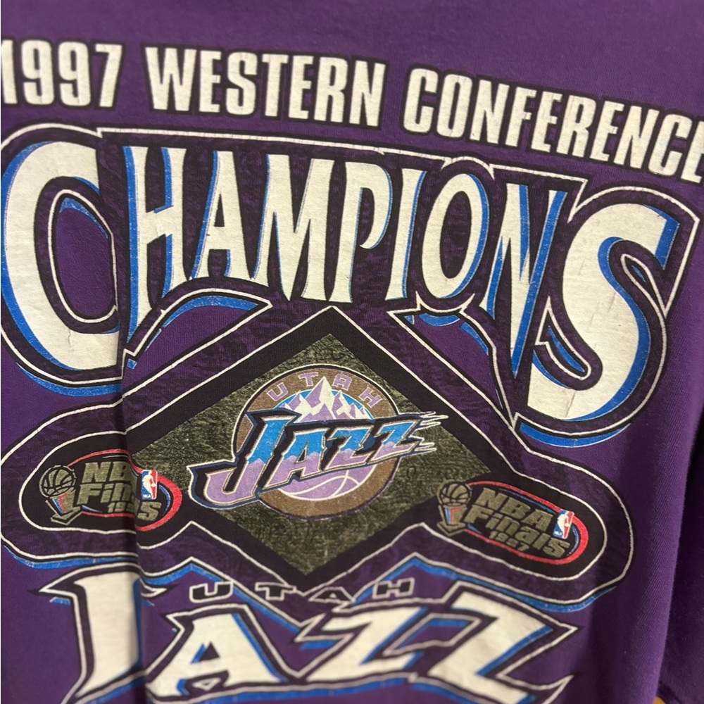 1997 Utah Jazz conference t-shirt